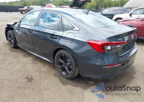 2024 Honda Civic Lx из США, поврежденный, VIN 2HGFE2F28RH522546